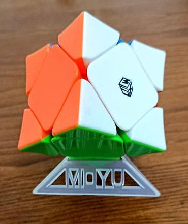 cube: Skewb X-man Wingy maqnitli Rubik kubu - Rənglər: ağ, sarı, narıncı — 1