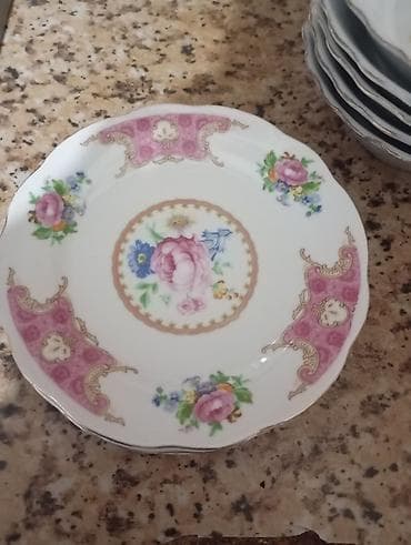 Nahar dəsti, rəng - Ağ, Farfor