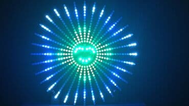 rengli lampalar: Электронный - танцесветильник, светодиодный спектр. Диаметр диска 20 — 4