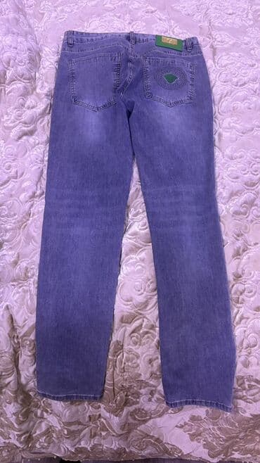 qadin tumanlari sekilleri: Cins şalvar, Versace, S — 5