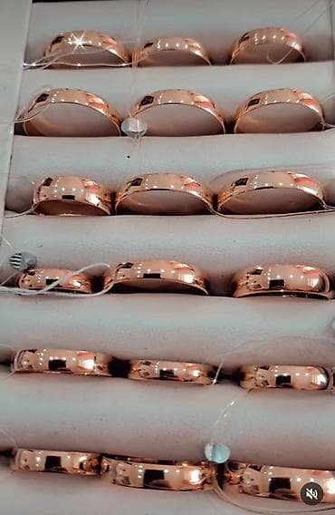 Alyans, Üzük, Çəhrayı qızıl, 583 Əyar, Qaşsız