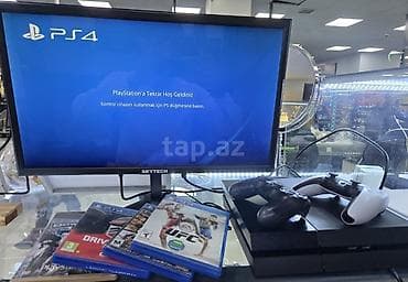 ps4 pro disk: PlayStation 4 oyun seti Tərkib: - PS4 konsolu (orijinal model) - 2 — 1