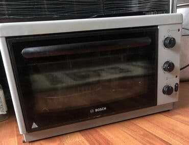 mini soba qiymetleri: Duxovka Bosch, Elektrik, rəng - Boz, Ayrıca dayanan, İşlənmiş — 1