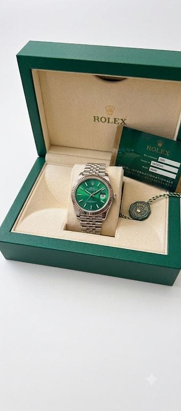 bil: Yeni, Qol saatı, Rolex, rəng - Yaşıl — 1