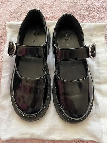 mektebli geyimi: Rəng - Qara Tuflilər, Ölçü: 32, Qız üçün — 1