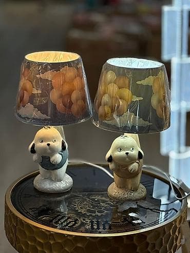 Uşaq otağı üçün dekorativ masa lampaları (2 model) - Dizayn: Şirin