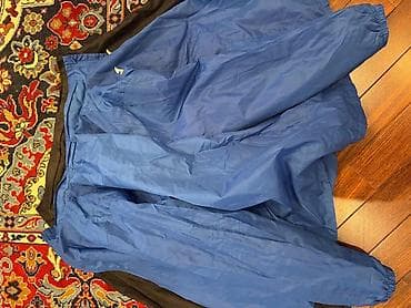 Unisex küləkkeçirməz üst geyim dəsti - Rənglər: göy və qara - lalafo.az -da Unisex küləkkeçirməz üst geyim dəsti - Rənglər: göy və qara -