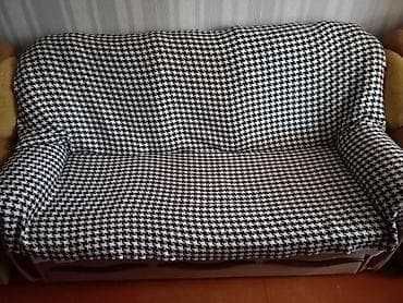 klasik divan: Mebel dəsti: 3 yerlik divan + 2 ədəd kreslo - Üslub: Klassik, yumşaq — 2