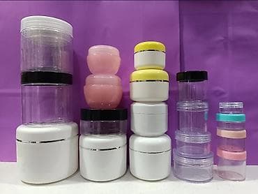 Kosmetik krem və məhsullar üçün boş qablardan ibarət çoxçeşidli dəst — 1
