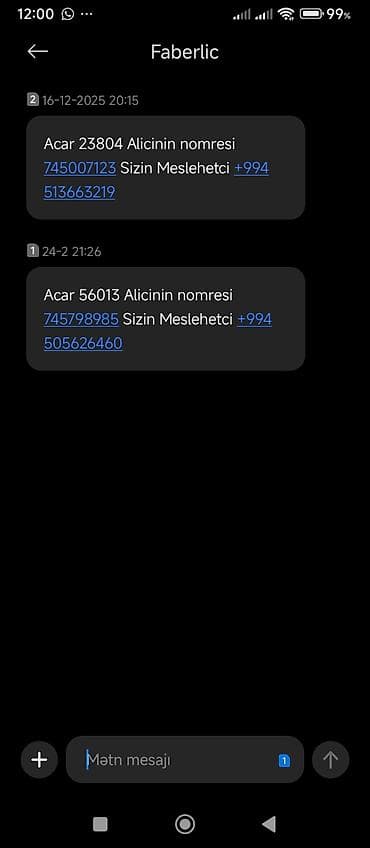 qara canta: Kosmetik dəst, Faberlic, 4 məhsul — 2