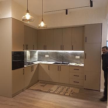 kuhna mebelleri: Sifariş qebul olunur.şekilde oz elişimizdir Mətbəx kompakt sahə üçün — 1