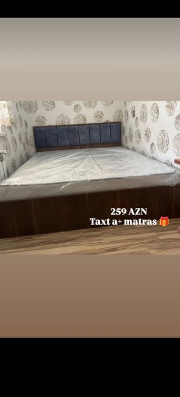 i̇ki mərtəbəli çarpayı: Təknəfərlik çarpayı, Bazasız, Matras ilə, Siyirməsiz — 6