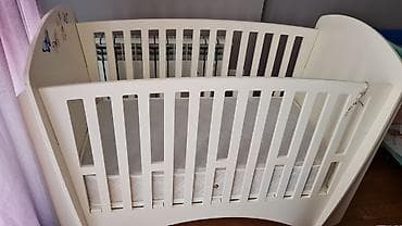 sade mebeller: Oğlan və qız üçün, Dördbucaq, Beşik, Dəstsiz, Matras ilə, Yellənmə mexanizmsiz — 3