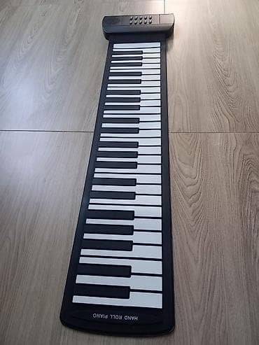 qara çanta: Portativ rulon piano (Hand Roll Piano) - Tam ölçülü klaviatura — 3