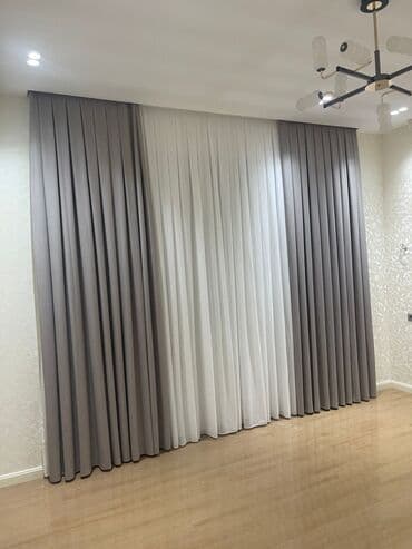 pərdə modelləri: İkiqat pərdə dəstləri – zövqlü interyerlər üçün Məhsul təsviri: - — 7