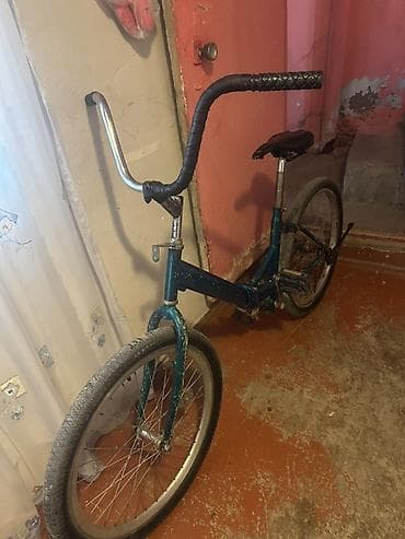mini velosiped: BMX tərzində şəhər/park velosipedi - Geniş, hündür BMX tipli sükan – — 1