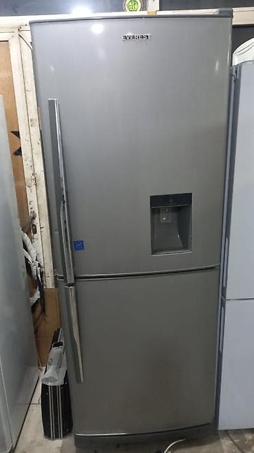 2 qapılı Soyuducu Satılır, rəng - Gümüşü, Dispenserli