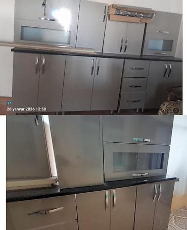 Mətbəx mebeli 550 AZN ❗ təzədir.2.70 ölçüsü üstündə pakopkada