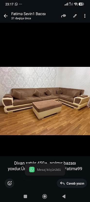 Künc divan, İşlənmiş, Açılmayan, Bazasız — 1