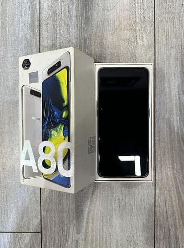 samsung a5 ekranı: Samsung Galaxy A80, 128 GB, rəng - Gümüşü, İki sim kartlı — 2