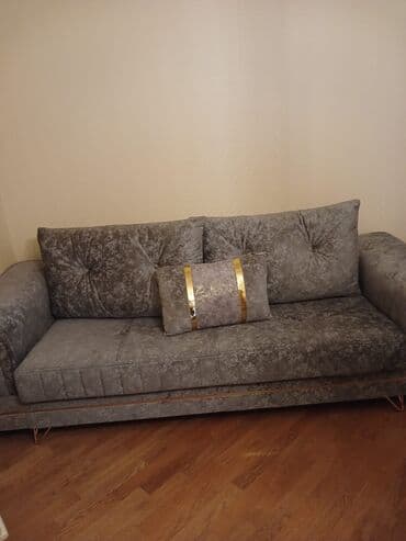 Kreslolar: Divan, Açılmayan, Bazasız, Vеlur parça — 1