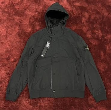 kurtka modelləri: Stone Island kapüşonlu kişi gödəkçəsi Стон Айленд - Model: Stone — 7