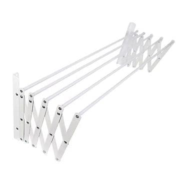 divar saatı: Divar tipli teleskopik paltar asılqanı/qarmaqlı quruducu Dəmir — 9