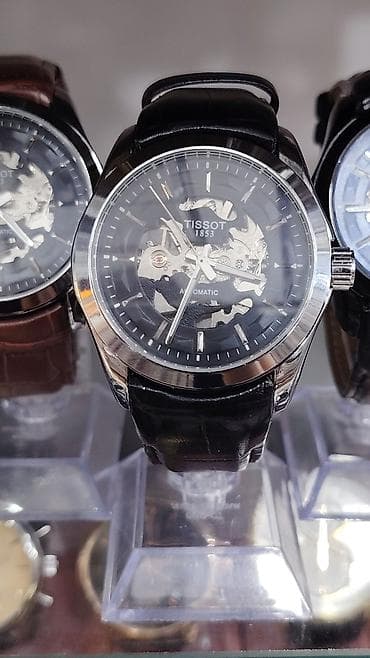 Наручные часы: Tissot Skeleton avtomatik saatlar - Mexanizm: avtomatik (öz-özünə — 5