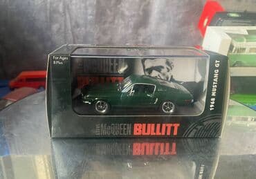 metbex tavan modelleri: Коллекционная модель Ford Mustang GT Bullit darkgreen 1968 Steve — 1