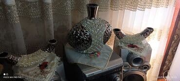 Все для дома и сада: Komod üstü üçün hədiyyəlik “mirvari məstərli” bəzək dəsti. Tərkibi: - — 4