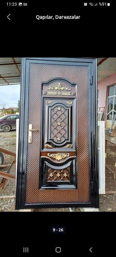 Bərkidici məhsullar: Yeni Giriş qapısı Zamok və çərçivə ilə, Zəmanətli, Pulsuz quraşdırma, Pulsuz çatdırılma — 9