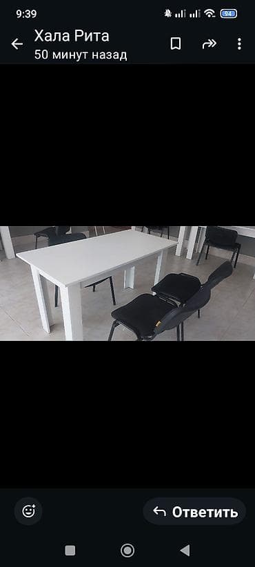 panda tortu: Mətbəx masası, İşlənmiş, Açılmayan, MDF, Dördbucaq masa — 1