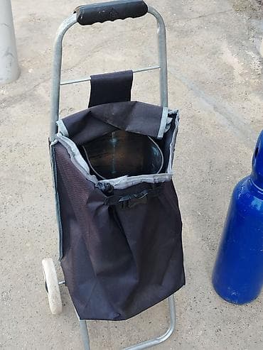 plastik dünyası: Qaz balonu üçün təkərli daşıma arabası - Konstruksiya: möhkəm metal — 4