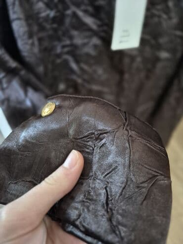 Köynək və bluzalar: Qadın bluzası – JARİ brendi - Rəng: tünd qəhvəyi/şokolad - Parça — 6