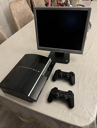 hdm: PlayStation 3 + monitor seti Komplekt: - Sony PlayStation 3 “Fat” — 1
