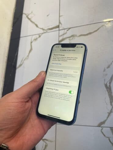 iphone 5s batarya: IPhone 13, Mavi, Face ID — 3