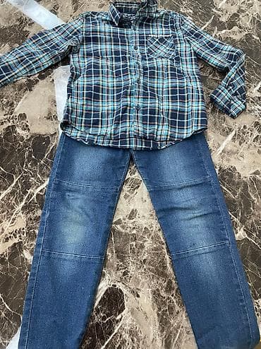 oğlan uşağı üçün kurtkalar: Lc waikiki dest (rubaska,cins salvar beli rezinli) baha qiymete — 1