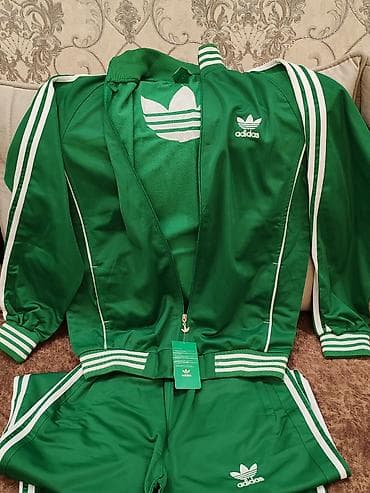 Digər kişi geyimləri: İdman dəsti, Adidas, XL, rəng - Yaşıl — 1