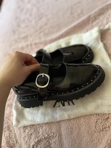 mektebli geyimi: Rəng - Qara Tuflilər, Ölçü: 32, Qız üçün — 2