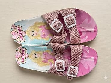 basanojkalar: Uşaq qız üçün sandal – Gezer brendi - Model: iki qayışlı, tənzimlənən — 1