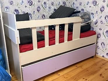 ikea mebel: Uşaq/tonyuk çarpayısı – iki səviyyəli, çəkilib-açılan alt hissəli — 2