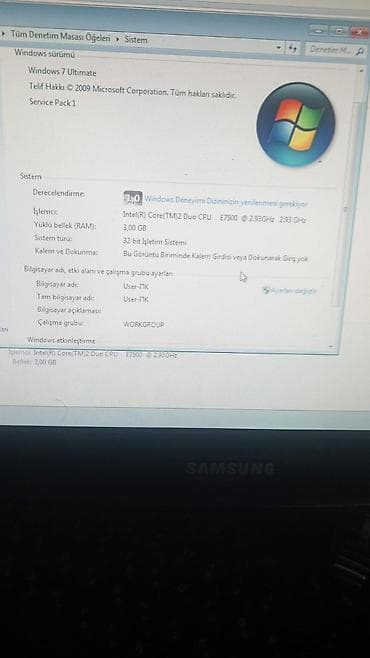 ip 11 kredit: Masaüstü kompüter seti Tərkib: - Sistem bloku - Samsung monitor - — 2