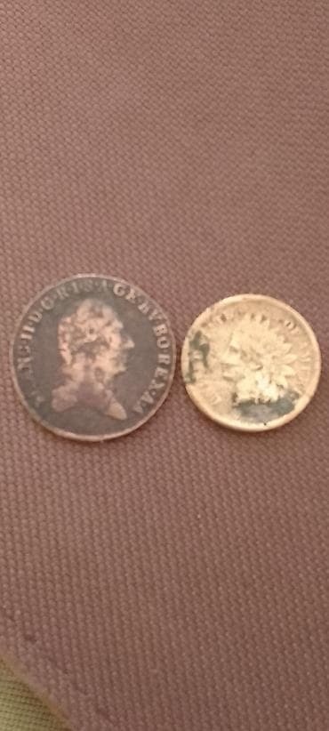 bas gitara: Kolleksiya üçün müxtəlif ölkələrdən köhnə sikkələr dəsti Tərkib: - — 1