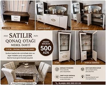 pul sekli: Elan: Qonaq otağı, yataq otağı mebelləri və sürüşən qapılı şkaf 1) — 4