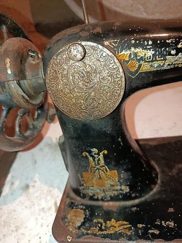 ucuz orjinal forma: Vintage tikiş maşını – The Singer Mfg. Co. - Brend və mənşə: The — 1