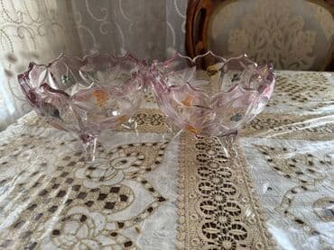 yuxuda xrustal qab görmek: Kasalar, 2 ədədli dəst, rəng - Yasəmən, Xrustal, Yaponiya — 2