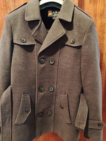 the nort face kurtka: Palto, Abercrombie & Fitch, M, rəng - Boz — 1