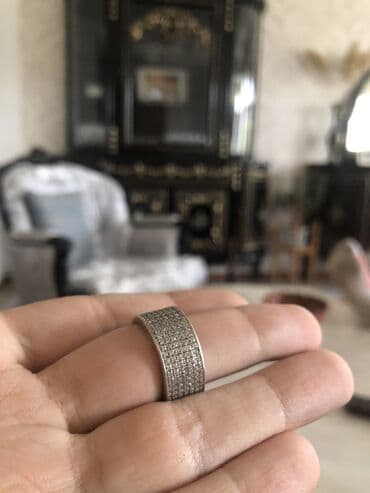qadın cemperləri: Üzük, Swarovski, Gümüş, 958 Əyar, Kvars — 4