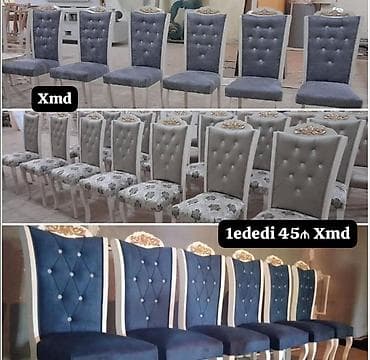 Qonaq otağı üçün, Yeni, Qatlanmayan, Stul