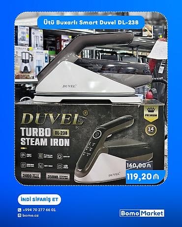 Ütü Buxarlı Smart Duvel DL-238 - Turbo Steam Iron – model DL-238 -